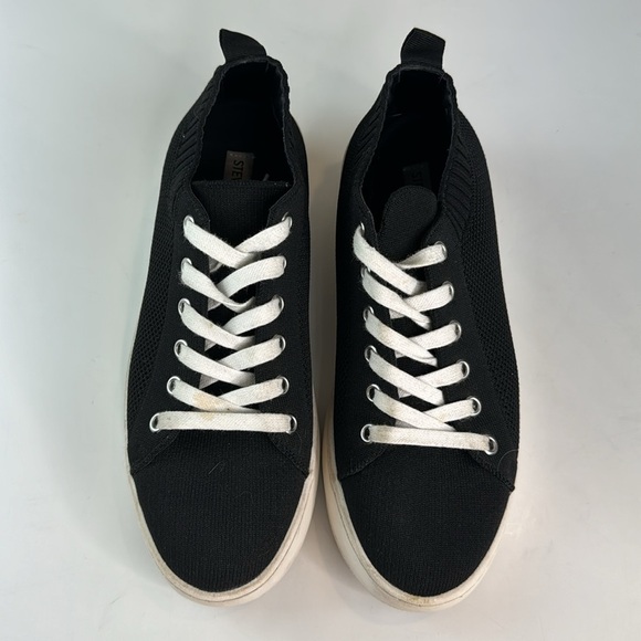 Steve Madden Bardo Platform Sneaker Black - Picture 7 of 15